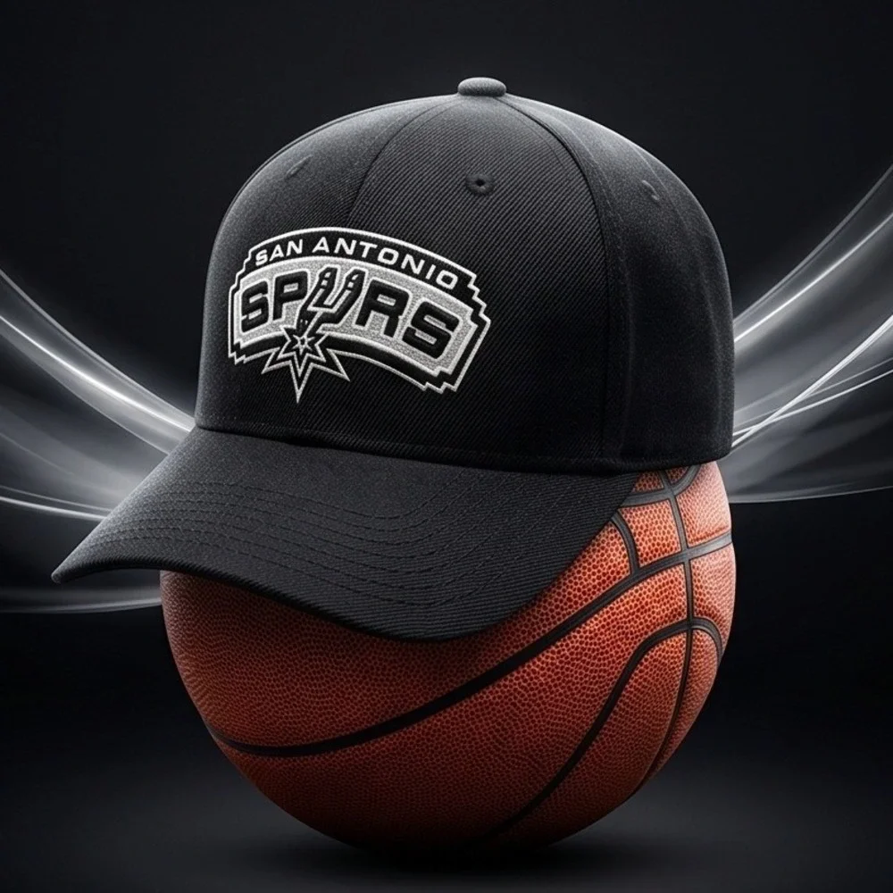 San Antonio Spurs Kids Black NBA Western Conference Adjustable‎ Baseball Hat